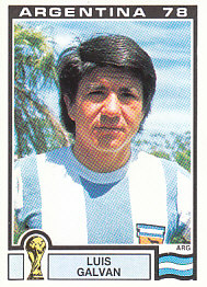 Luis Galvan WC 1978 Argentina samolepka Panini World Cup Story #96